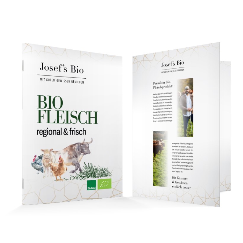 Brochure “Bio Fleisch regional & frisch”